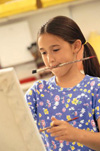 Girl painting