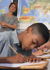 Student & map