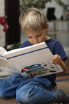Boy reading