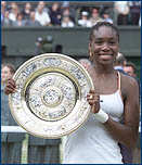 2000 Wimbledon Women's Singles Champion Venus Williams