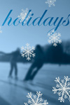 Children ice skating