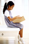 Girl reading