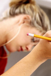 Girl writing