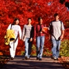 Students enjoying fall weather