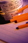 School supplies for writing