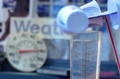 Weather station measuring instruments