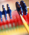 Pencil and abacus