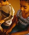 Playing the piano