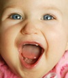 Boy baby smiling