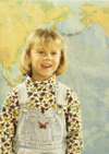 Girl and map