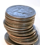Stack of quarters