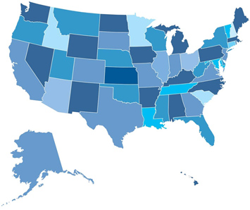 Map of United States