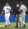 Roger Clemens and Mike Piazza