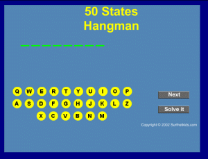 Fifty States Hangman