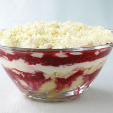 'White Chocolate and Raspberry Trifle' photo