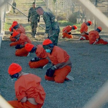 Terrorism suspects being held at Guantnamo Bay Prison