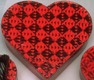 Valentine's Day heart-shaped candy box