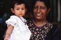 Immigrant mother and child