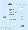 Map of British Island Indian Ocean Territory