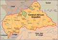 Map of Central Africa