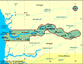 Map of The Gambia