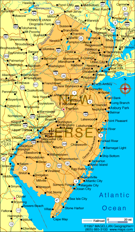 Atlas: New Jersey