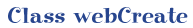 Class webCreate