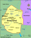 Map of Swaziland