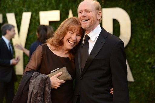 ron howard and wife cheryl in 2013