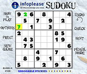 Infoplease  Sudoku: Play online or print out to play later