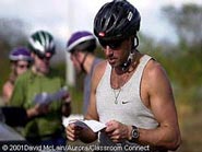 Dan and the team check their road maps on the way to Chunchucmil