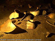 Commoners took over the palaces of the rulers in the days following the Maya collapse. They left their plain pottery lying about for archaeologists to discover over a thousand years later.