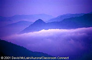 Clouds settle in amidst the Cuchumatanes Mountains near San Mateo Ixtat�n. 