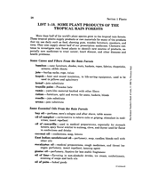 Tropical Rain Forest Plant Products