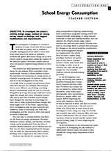 School Energy Consumption: Teacher Section