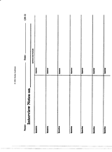 Interview Notes Form