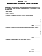 Invent-a-Fair Judging Form