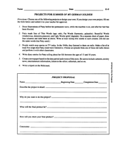 Summer of My German Soldier Project Ideas