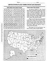 U.S. Place Names Word Search