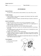 It's Puzzling -- Student Guide