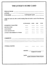 The Judge's Scorecard