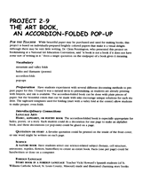 The Accordion-Folded Pop-Up Art Book