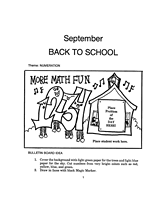 Back-to-School Math Bulletin Board