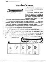 Woodland Indian Canoes
