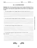Slaughterhouse-Five Short Answer