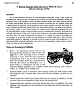 Roll of Thunder, Hear My Cry -- Synopsis and Activity