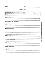 Father's Day -- Finish the Sentences