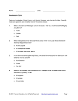 Bookworm Quiz