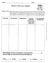 Log for Studying Commercials