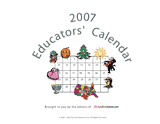 2007 Educators' Calendar